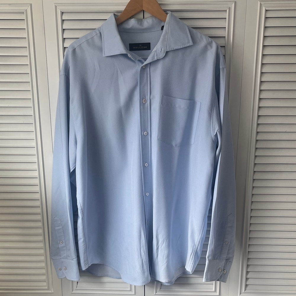 Bugatchi Sky Blue Dress Shirt